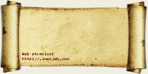 Đurđinka Jačović vizit kartica