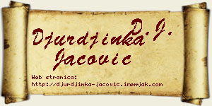 Đurđinka Jačović vizit kartica